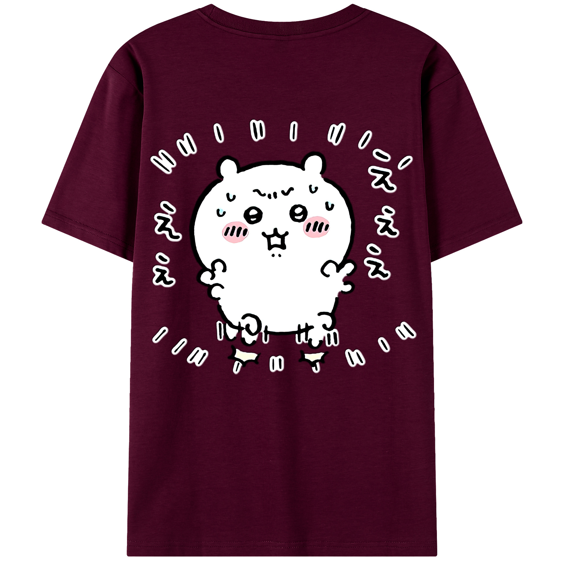 （画像用） ちいかわ ちいかわ Chii-kawa chiikawa レディース半袖Tシャツ(バックプリント)